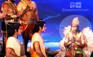 Garud rescues the Ram and Lakshman from Nagpash