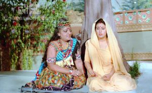 Trijata with Sita 