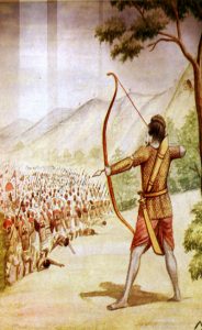 Rama kills all the army of Khar-Dooshan with single arrow