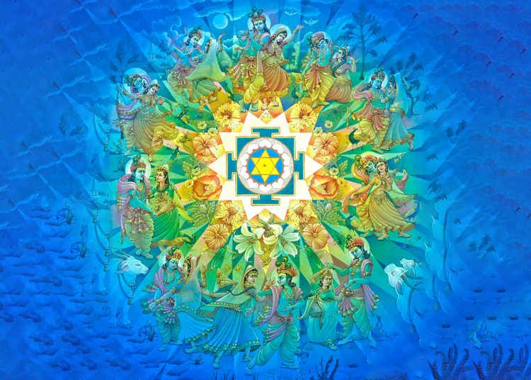 Krishna Mandala Painting – Invoke Lord Krishna