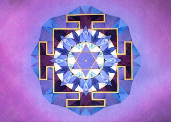 Sat urn (Shani) Mandala Painting – Invoke planet Saturn